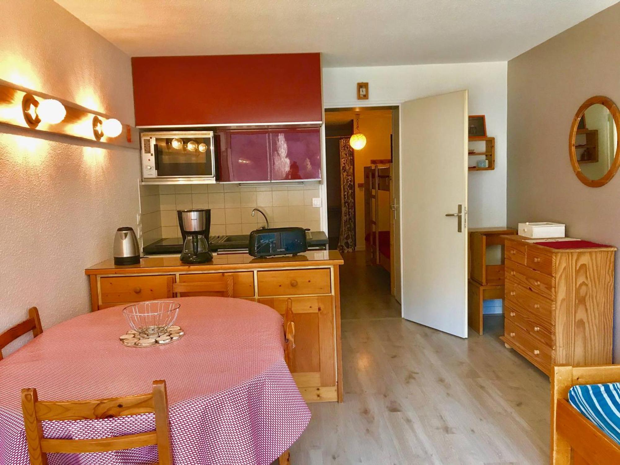 Studio Cabine Avec Balcon Proche Centre Et Pistes, Parking Et Navette Gratuite - Fr-1-515-98 빌라르 드 랑 외부 사진